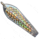 Huntington Lures Huntington Original Drone Spoon, 2 1/4in 3/0 Hook, 1/6oz, Gold Flash Scale, 0-GFS