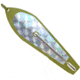 Huntington Lures Huntington Original Drone Spoon, 2 1/4in 3/0 Hook, 1/6oz, Yellow w/Silver Flash Scale, 0Y-SFS