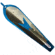 Huntington Lures Huntington Original Drone Spoon, 3 1/4in 5/0 Hook, 3/8oz, Electric Blue/Mirror Gold Flash Scale, 1EBL-MGFS