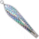 Huntington Lures Huntington Original Drone Spoon, 5 1/2in 10/0 Hook, 1-1/8oz, White w/Silver Flash Scale, 3-1/2W-SFS