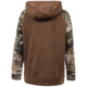 Huntworth Lifestyle Performance Fleece Horizontal Camo Flag Hoodie - Youth, Dark Earth/Tarnen, Extra Large, E-9602-YB-DKE/TRN-XL