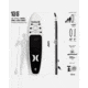HURLEY One And Only Inflatable Paddle Board Set, 10ft 6in, White/Black, HUR-007