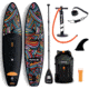HURLEY PhantomTour Inflatable Paddle Board Set, 10ft 6in, Color Wave, HUR-002