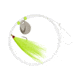 Hurricane Captain Rig, 40# Mono 1/0 Hook, Chartreuse/Silver, FCC3240-1/0