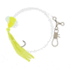 Hurricane Fluke Rig Spinning Glow Yellow 2/0 60# Mono, FSY4160-2/0