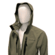 Huto Lifestyle Bone Dry Rain Jacket, Green/Grey, Extra Large, BNERN-JCKT-GRYGRN-XL