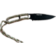 Huto Lifestyle EXO-Skeleton High Mountain M390 Steel 3.25in Fixed Blade Knife, Black Parkarized, Desert/Sand, EXOSKTNHGHMTN390PD/S