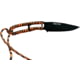 Huto Lifestyle EXO-Skeleton High Mountain M390 Steel 3.25in Fixed Blade Knife, Black Parkarized, Orange/Black, EXOSKTNHGHMTN390PO/B