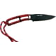 Huto Lifestyle EXO-Skeleton High Mountain M390 Steel 3.25in Fixed Blade Knife, Black Parkarized, Red/black, EXOSKTNHGHMTN390PR/B