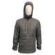 Huto Lifestyle Fuzzy Fleece Hoodie w/Nylon Outer Shell, Grey, Medium, FUZYFLCE-HDIE-GRY-M