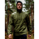 Huto Lifestyle Fuzzy Fleece Hoodie w/Nylon Outer Shell, Ranger Green, Large, FUZYFLCE-HDIE-RNGGRN-L