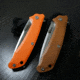Huto Lifestyle Hunt Harder Folding Hard Blade Knife, Orange, HTHD-KNV-ORG