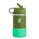 Hydro Flask 12 oz. Wide Mouth Bottle - Kids, Olive/Spearmint, W12BSWBB306