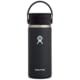 Hydro Flask 16 oz. Wide Mouth Bottle w/Flex Sip Lid, Black, W16BCX001