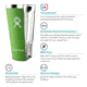 Hydro Flask 16 oz Tumbler, Lilac, T16680