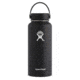 Hydro Flask 32 oz. Wide Mouth Flask w/Flex Straw Lid, Black, W32FS001