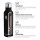 Hydro Flask Wine Bottle, Stone, 25 oz., V25010