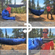 Hyke &amp; Byke Crestone Hammock Compatible Ultralight Down Sleeping Bag, 650FP WR, 0F Degrees, 1376065192013