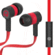 HyperGear Low Ryder Earphones w/Mic, Red/Black, Red/Black, 1 Year Limited Warranty, HYP-39017