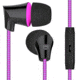 HyperGear Sound Wavez Braided Earphones w/Mic, Pink, Pink, 1 Year Limited Warranty, HYP-39710