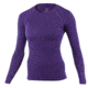 Ibex Woolies Striped Crew 150 - Women's-Stripe Blue/Violet-Small