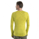 Icebreaker 125 ZoneKnit Long Sleeve Crewe Thermal Top - Mens, Bio Lime/Ether/Cb, 2XL, IB0A56H3883XXL