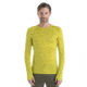 Icebreaker 125 ZoneKnit Long Sleeve Crewe Thermal Top - Mens, Bio Lime/Ether/Cb, 2XL, IB0A56H3883XXL