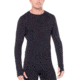 Icebreaker 150 Zone Long Sleeve Crewe, Black/Mineral, Small, 104347-001-S