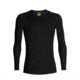 Icebreaker 150 Zone Long Sleeve Crewe, Black/Mineral, Small, 104347-001-S
