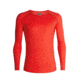 Icebreaker 150 Zone Long Sleeve Crewe, Chili Red/Monsoon, Small, 104347-601-S