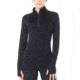 Icebreaker 150 Zone Long Sleeve Half Zip, Black/Mineral, Large, 104332-001-L