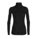Icebreaker 150 Zone Long Sleeve Half Zip, Black/Mineral, Large, 104332-001-L