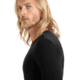 Icebreaker 175 Everyday Long Sleeve Crewe Thermal Top - Mens, Black, Small, IB104483001S