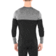 Icebreaker 200 Oasis Deluxe Long Sleeve Crewe - Mens, Black/Gritstone HTHR, Medium, 104858A04M
