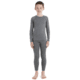 Icebreaker 200 Oasis Long Sleeve Crewe - Kids, Gritstone Heather, 14US, IB10450101314