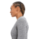Icebreaker 200 Oasis Long Sleeve V Neck Thermal Top - Womens, Gritstone Heather, Extra Small, IB104379013XS