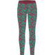 Icebreaker 200 Oasis Macro Forms Leggings - Women's, Flux Green/Dk Flux/Aop, Extra Large, IB0A56UEA67XL
