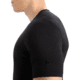 Icebreaker 200 Oasis Short Sleeve Crewe Thermal Top - Mens, Black, Medium, IB104509001M