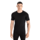 Icebreaker 200 Oasis Short Sleeve Crewe Thermal Top - Mens, Black, Medium, IB104509001M