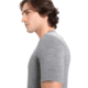 Icebreaker 200 Oasis Short Sleeve Crewe Thermal Top - Mens, Gritstone Heather, Small, IB104509013S
