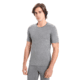 Icebreaker 200 Oasis Short Sleeve Crewe Thermal Top - Mens, Gritstone Heather, Small, IB104509013S
