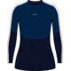 Icebreaker 200 Sonebula Long Sleeve Crewe Top - Women's, Midnight Navy/Royal Navy/Snow/Cb, Medium, IB0A56SX090M