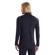 Icebreaker 200 Sonebula Long Sleeve High Neck Thermal Top - Men's, Midnight Navy/Royal Navy/Snow/Cb, Small, IB0A59JT090S