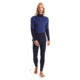Icebreaker 200 Sonebula Long Sleeve High Neck Thermal Top - Mens, Midnight Navy/Royal Navy/Snow/Cb, Small, IB0A59JT090S