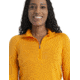 Icebreaker 200 Sonebula Long Sleeve High Neck Thermal Top - Womens, Earth/Solar/Electrnpnk/Cb, Medium, IB0A59JU939M
