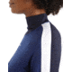 Icebreaker 200 Sonebula Long Sleeve High Neck Thermal Top - Womens, Midnight Navy/Royal Navy/Snow/Cb, Small, IB0A59JU090S