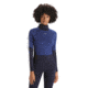 Icebreaker 200 Sonebula Long Sleeve High Neck Thermal Top - Womens, Midnight Navy/Royal Navy/Snow/Cb, Small, IB0A59JU090S