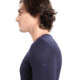 Icebreaker 260 Tech Long Sleeve Crewe Thermal Top - Mens, Midnight Navy, 3XL, IB1043714013XL