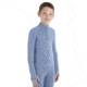 Icebreaker 260 Tech Long Sleeve Half Zip Thermal Top - Kids, Kyanite, 14US, IB10449988514