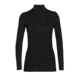 Icebreaker 260 Tech Long Sleeve Turtleneck Thermal Top - Womens, Black, Extra Small, IB0A56IF001XS